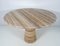 Round Dining Table in Travertine attributed to Angelo Mangiarotti, 1970s, Image 4