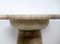 Round Dining Table in Travertine attributed to Angelo Mangiarotti, 1970s 6