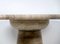 Round Dining Table in Travertine attributed to Angelo Mangiarotti, 1970s, Image 6