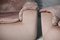 French Lounge Chairs in Pink Foam and Velvet, 1970, Set of 2, Image 4