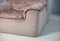 French Lounge Chairs in Pink Foam and Velvet, 1970, Set of 2, Image 7