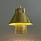 Mid-Century Scandinavian Brass Model T766 Ceiling Lamp by Hans-Agne Jakobsson for Ab Markaryd, Sweden, 1960s 4