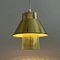 Mid-Century Scandinavian Brass Model T766 Ceiling Lamp by Hans-Agne Jakobsson for Ab Markaryd, Sweden, 1960s, Image 4