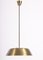 Mid-Century Ceiling Lamp in Brass by Harald Notini, 1950s, Image 3