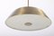 Mid-Century Ceiling Lamp in Brass by Harald Notini, 1950s 2