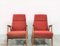 Mid-Century Czechoslovakian Armchairs in Red from Interier Praha, 1960s, Set of 2 6