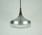 Mid-Century Hanging Light in Pressed Bubble Glass, Aluminum & Rosewood, 1960s 9