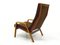 Vintage Armchair in Wood & Fabric, 1960s 7