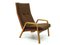 Vintage Armchair in Wood & Fabric, 1960s, Image 1
