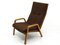 Vintage Armchair in Wood & Fabric, 1960s, Image 3