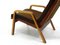 Vintage Armlehnstuhl aus Holz & Stoff, 1960er 10