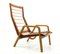 Vintage Armchair in Wood & Fabric, 1960s, Image 2