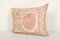 Pink Suzani Lumbar Cushion Cover, 2010s 1