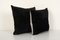 Black Ikat Velvet Cushion Covers, 2010s, Set of 2 3