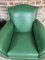 Vintage Armchairs in Dark Green Skai, 1950s, Set of 2, Image 3