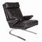 Vintage Lounge Chair in Leather, 1970s, Image 3