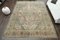 Vintage Turkish Handwoven Wool Oushak Area Rug, 1940s 1