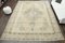 Vintage Turkish Handwoven Wool Oushak Area Rug, 1940s 1