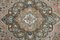 Alfombra de Oriente Medio vintage floral de lana hecha a mano, años 50, Imagen 10