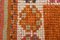 Alfombra de pasillo Oushak turca vintage de lana naranja hecha a mano, años 60, Imagen 9