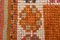 Vintage Turkish Folk Art Handmade Orange Wool Oushak Runner, 1960s 9