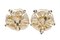 14 Karat Rose Gold Earrings with Moonstones and Sapphires, 1960s, Set of 2 3