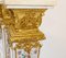 Louis XVI French Floral Gilt Porcelain Pedestal Stands, Set of 2 8