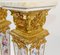 Piedistalli Luigi XVI in porcellana dorata, set di 2, Immagine 9