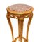 French Empire Gilt Pedestal Tables Stands, Set of 2 5