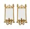 Regency Girandole Spiegel Wandlampen, 2er Set 1