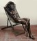 Lifesize Nude Female on Deck Chair Statues, Set of 2 3