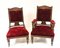 Edwardian Mahogany His and Her Seats, 1890s, Set of 2 2