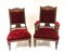 Edwardian Mahogany His and Her Seats, 1890s, Set of 2, Image 2