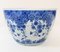 Maceta china de porcelana azul y blanca, Imagen 1