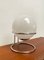 Vintage Minimalistic Round Bulb Chrome Table Lamp, 1970s 2