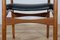 Fauteuil Mid-Century en Teck et Cuir, Danemark, 1960s 8