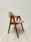 Vintage Teak Compass Dining Chairs attributed to Kai Kristiansen for Sva Furniture, 1950s, Set of 2, Image 3