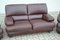 Vintage Lounge Chairs in Leather, Set of 3, Image 2