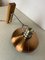 Vintage Wall Lamp in Copper by Lakro Amstelveen, 1960s, Image 11