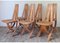 Vintage Elm Chairs, 1980s, Set of 6, Image 19