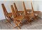 Vintage Elm Chairs, 1980s, Set of 6, Image 12