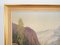 Artista scandinavo, The Chalet at the Mountain Stream, anni '70, olio su tela, Immagine 9