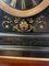 Large Antique Victorian Marble and Bronze Mantle Clock, 1850s 16