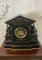 Large Antique Victorian Marble and Bronze Mantle Clock, 1850s 1
