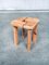 Vintage Sauna Pine Stool by Finnsauna Lagerholm, Finland, 1960s 1