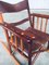 Folding Safari Campaign Rocking Chairs, Costa Rica, 1950s, Set of 4 11