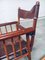 Folding Safari Campaign Rocking Chairs, Costa Rica, 1950s, Set of 4 6