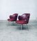 Sedie da ufficio Mid-Century moderne in similpelle, Italia, anni '50, set di 2, Immagine 18