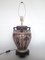 Lampada da tavolo in ceramica dipinta a mano di Paterna Majolica Dart, anni '70, Immagine 1