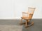 Rocking Chair Modèle WK-S 7 Mid-Century en Hêtre par Arno Lambrecht pour Wk Möbel, 1950s 20